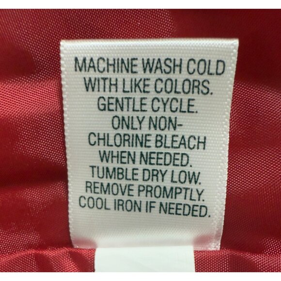 Red Tartan Plaid Quilted Puffer Vest | Classic Preppy Holiday Layer Large - Picture 6 of 9